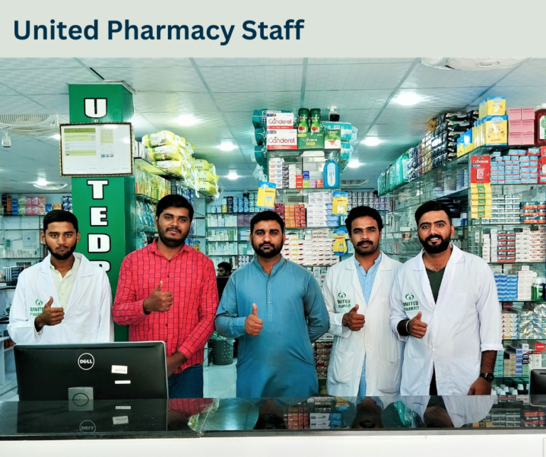 United Pharmacy Staff after solar System Installation